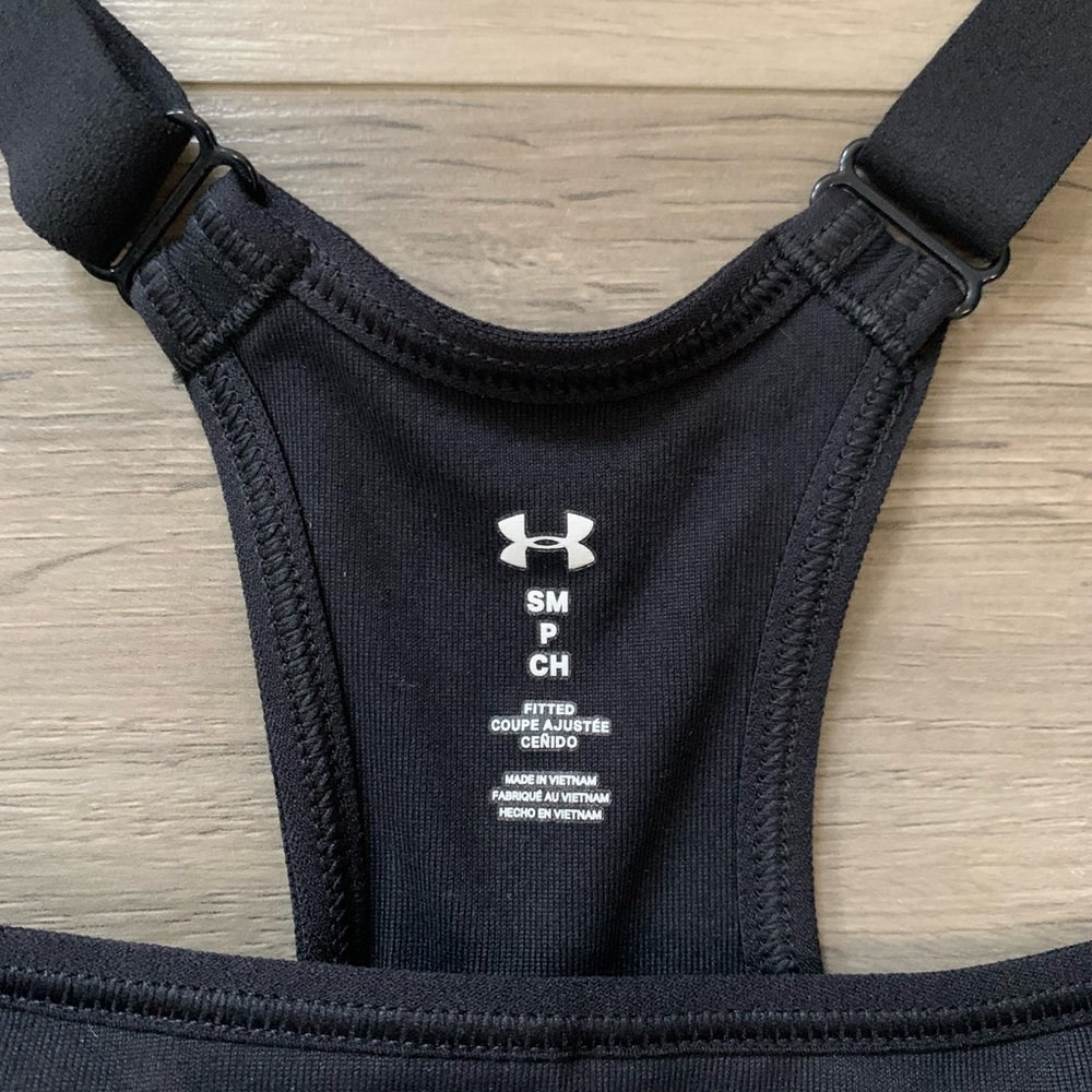 Under Armour Black Sports Bra Size Small - Picture 3 of 3